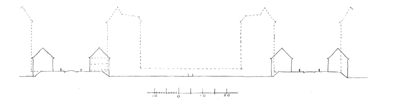 Städtebaulicher Schnitt Gartenstadt Neu-Tempelhof